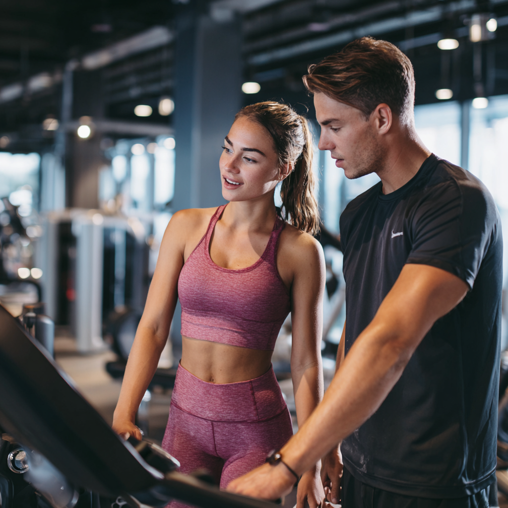 Modern gym equipment